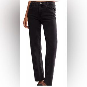 We The Free Black Straight Leg Jeans